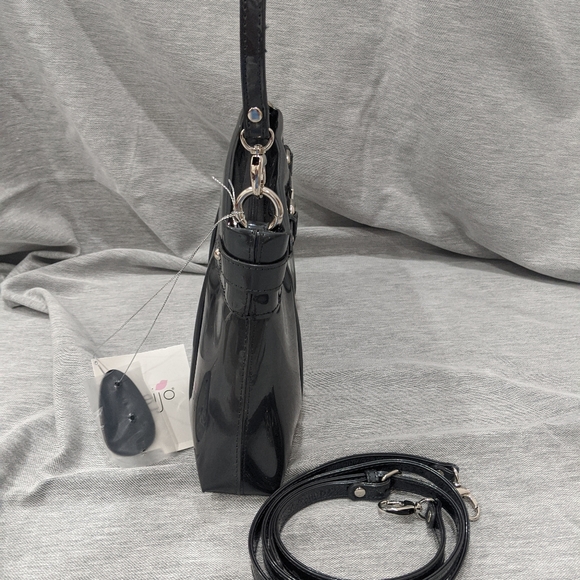 NWT Beijo "Lady Like” handbag in Charcoal - Picture 3 of 5